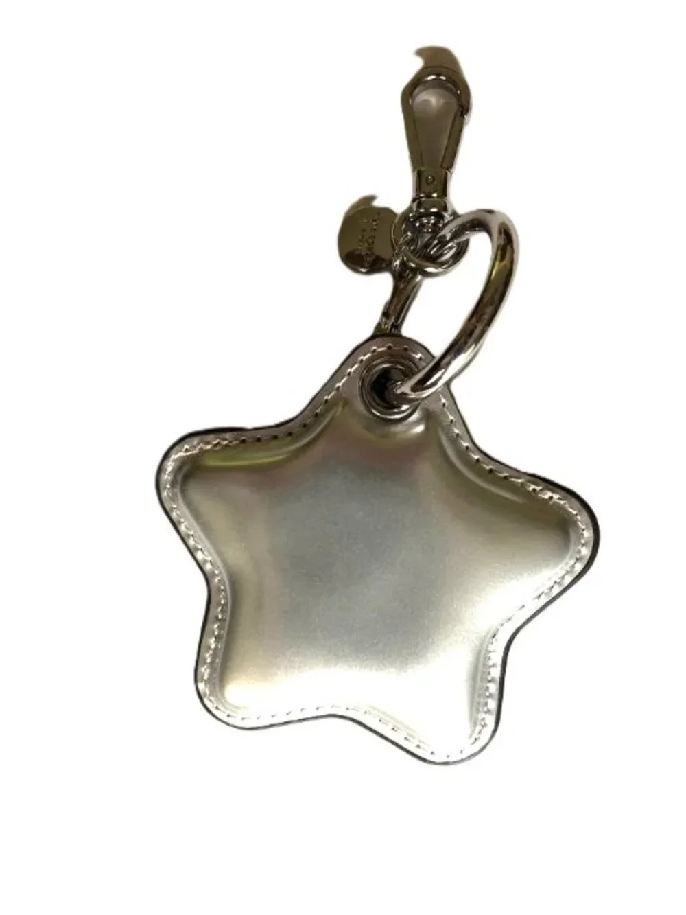 Kate Spade New York AirTag Star Charm Keychain  Color: Silver NWOT